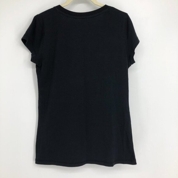 Athletic Works Black Abstract Graphic Short Sleeve Scoop Neck T-shirt size S - Picture 2 of 12